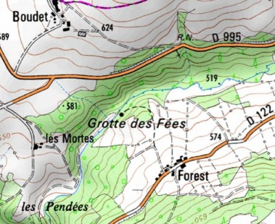 Grotte des Fees Montagne Bourbonnaise